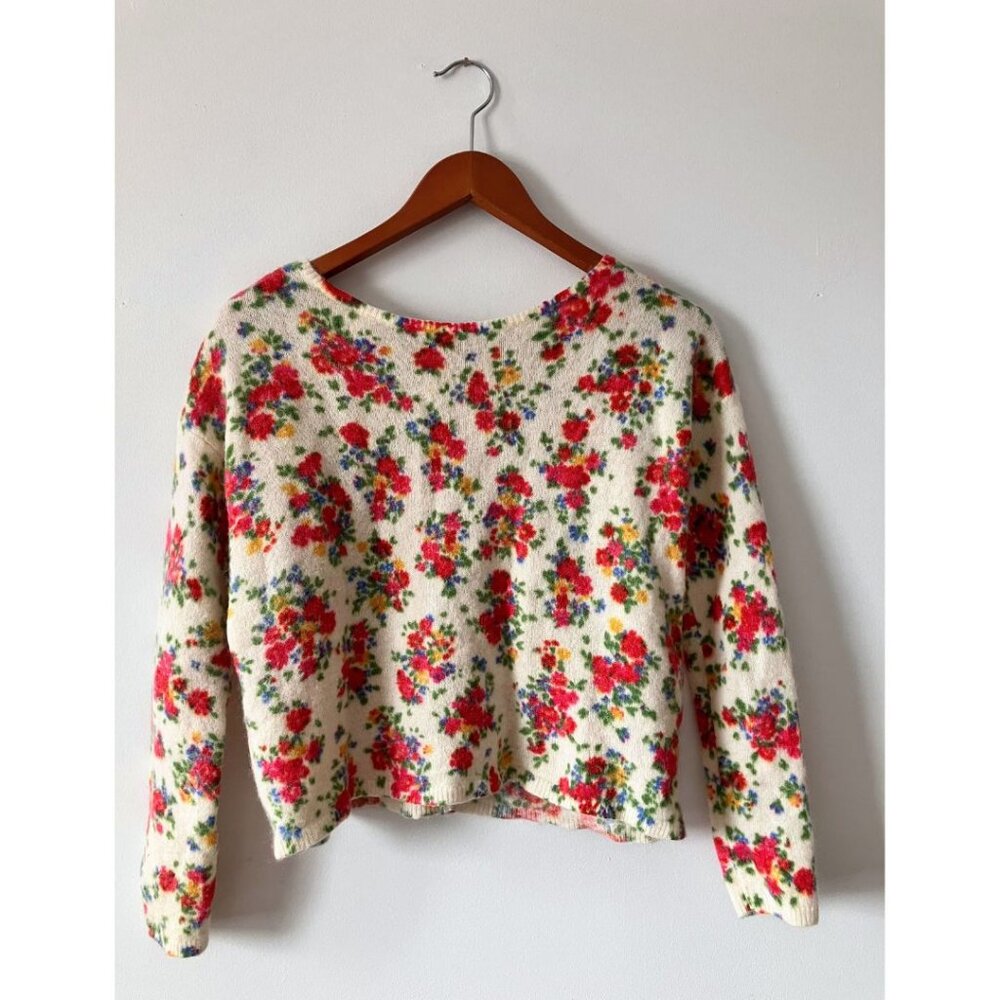 Sezane Juno Cardigan Secret Garden Size Small Wool - Picture 4 of 8